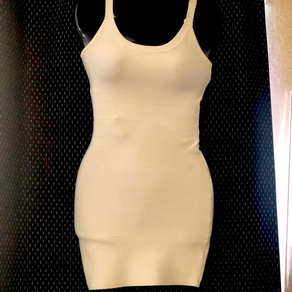 Bandage White Dress back detail